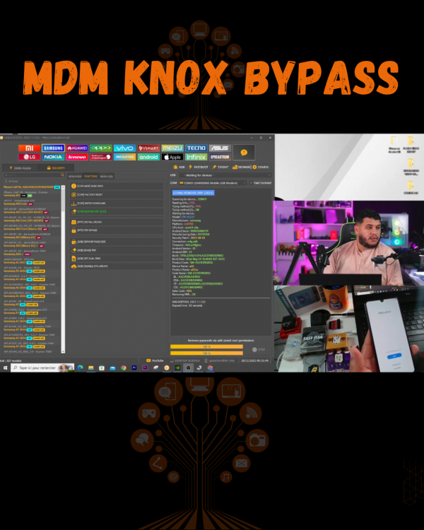 🔓 تخطي حماية  لأجهزة Samsung MDM Knox